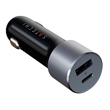 Зарядное устройство автомобильное Satechi 72W Type-C PD Car Charger, 72Вт, серый космос - 2