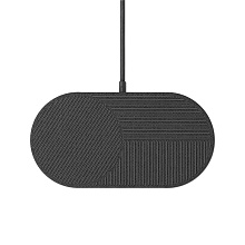 Зарядное устройство беспроводное Native Union Drop XL Dual Wireless Charger, 10Вт, серый - 0