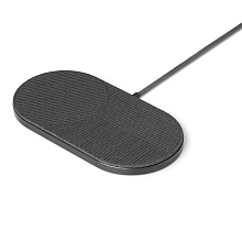 Зарядное устройство беспроводное Native Union Drop XL Dual Wireless Charger, 10Вт, серый - 1