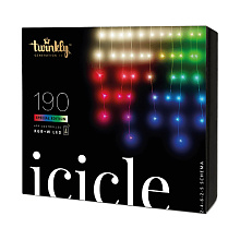 Smart-гирлянда Twinkly iCicle TWI-190-STP - 0