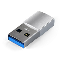 Адаптер Satechi USB Type-A to Type-C Adapter USB / USB-C, серебристый - 1