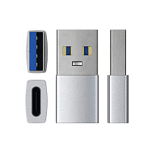 Адаптер Satechi USB Type-A to Type-C Adapter USB / USB-C, серебристый - 3