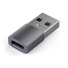 Адаптер Satechi USB Type-A to Type-C Adapter USB / USB-C, серый космос - 0