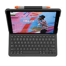 Клавиатура Logitech Slim Folio для iPad 10.2", черный - 0