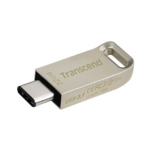 Флеш-накопитель Transcend JetFlash 850, 32GB, серебристый - 1