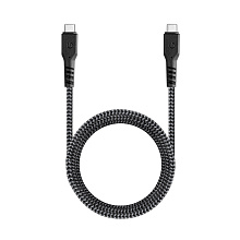 Кабель EnergEA USB-C / USB-C, 5A, Вт  1,5м, черный - 0