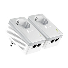 Адаптер PowerLine TP-LINK TL-PA4020P KIT, белый - 0