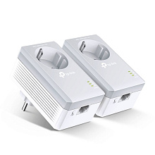 Адаптер PowerLine TP-LINK TL-PA4010P KIT, белый - 0