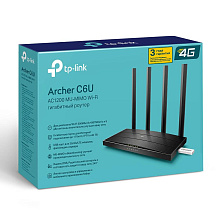 Роутер TP-LINK Archer C6U, черный - 3