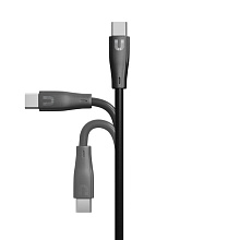 Кабель Uzay USB / USB-C, 3A, Вт  1,2м, черный - 1