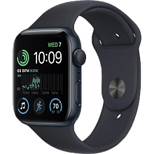 Apple Watch SE 2 GPS 40mm (корпус - темная ночь, спортивный ремешок цвета тёмная ночь) - 0