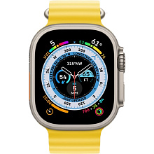 Apple Watch Ultra GPS + Cellular 49mm (браслет Ocean Band желтый, IP6X) - 1