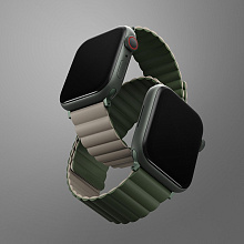 Ремешок Uniq Revix для Apple Watch 45/49mm, Силикон, зеленый - 3