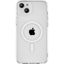Чехол-накладка uBear Real Mag Case для iPhone 14 Plus, поликарбонат, прозрачный - 1