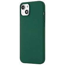 Чехол-накладка uBear Touch Mag Case для iPhone 14 Plus, силикон, зеленый - 0