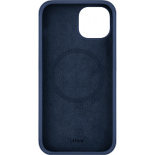 Чехол-накладка uBear Touch Mag Case для iPhone 14, силикон, темно-синий - 2