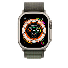Ремешок Apple Alpine Loop для Apple Watch 49mm, Полиэстер, зеленый - 2