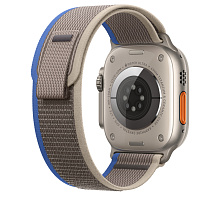 Ремешок Apple Trail Loop для Apple Watch 49mm, Нейлон, синий/черный - 3