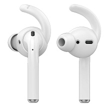 Силиконовые амбушюры Deppa Hooks для AirPods, 2 пары, цвет белый - 0