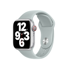 Ремешок Apple Sport Band для Apple Watch 41mm, Фторэластомер, серо-зеленый - 0