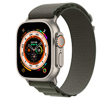 Ремешок Apple Alpine Loop для Apple Watch 49mm, Полиэстер, зеленый - 0
