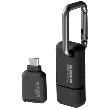 Картридер GoPro Quik Key Micro USB, черный - 0