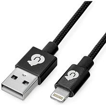 Кабель uBear USB / Lightning, 1,2м, черный - 1