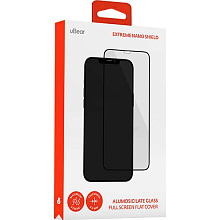 Защитное стекло uBear Extreme Nano Shield для iPhone 12/12 Pro, 0,3 мм, черная рамка - 2