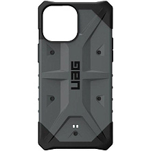 Чехол-накладка UAG Pathfinder для iPhone 13 Pro Max, поликарбонат, серебристый - 0