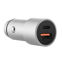 Зарядное устройство автомобильное uBear Ride Car Charger, 20Вт, серый - 3