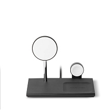 Зарядное устройство беспроводное Native Union Snap Magnetic 3 в 1 charging stand, черный - 2