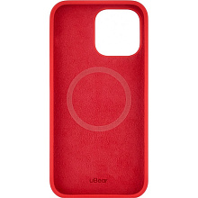 Чехол-накладка uBear Touch Mag Case для iPhone 14 Pro Max, силикон, красный - 2