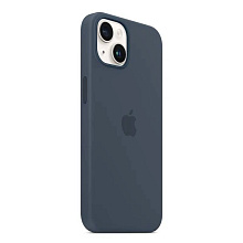 Чехол-накладка Apple MagSafe для iPhone 14 Plus, силикон, штормовой синий - 1