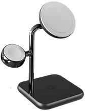 Зарядное устройство беспроводное Zens 4-in-1 MagSafe + Watch, 18Вт, черный - 1