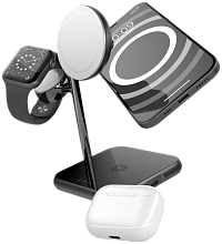 Зарядное устройство беспроводное Zens 4-in-1 MagSafe + Watch, 18Вт, черный - 2