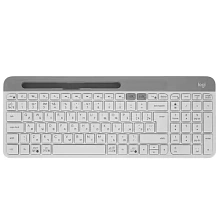 Клавиатура Logitech K580 Slim Multi-Device Bluetooth, белый+серый - 0