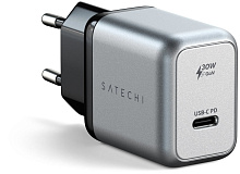 Сетевое зарядное устройство Satechi 30W USB-C GaN Wall Charger. Цвет: серый космос - 0