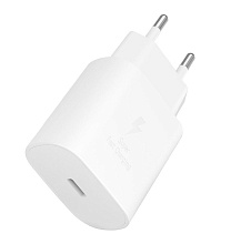 Зарядное устройство сетевое VLP Fast Wall Charger, 25Вт, белый - 0