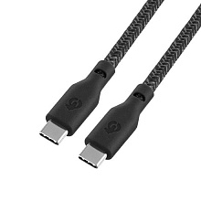 Кабель uBear Trend USB-C / USB-C, A, 60Вт  1,2м, черный - 1