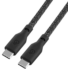 Кабель uBear Trend USB-C / USB-C, A, 240Вт  2,4м, черный - 1