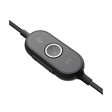 Гарнитура Logitech Zone Wired UC, темно-серый - 3
