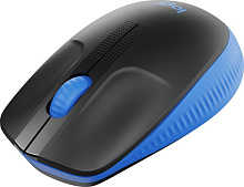 Мышь Logitech M190, беспроводная, черный+синий - 2