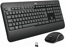 Клавиатура и мышь беспроводная Logitech MK540, черный - 0