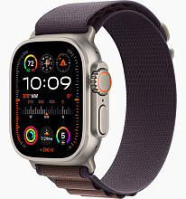 Apple Watch Ultra 2 GPS + Cellular 49mm (корпус - титан, ремешок Alpine Loop индиго, IP6X) - 0