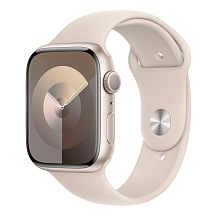 Apple Watch Series 9 GPS 41mm (корпус - сияющая звезда, спортивный ремешок сияющая звезда, IP6X) - 0