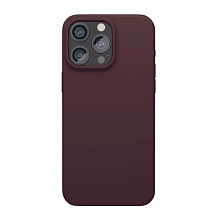 Чехол-накладка VLP Aster Case для iPhone 15 Pro, силикон, моккачино - 0