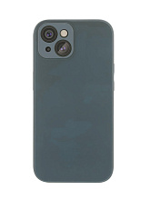 Чехол-накладка VLP Glaze Case для iPhone 15, полиуретан, синий - 0