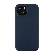 Чехол-накладка uBear Touch Mag Case для iPhone 15, силикон, темно-синий - 0