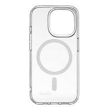 Чехол-накладка uBear Real Mag Case для iPhone 15 Pro, поликарбонат, прозрачный - 2