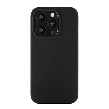 Чехол-накладка uBear Touch Mag Case для iPhone 15 Pro, силикон, черный - 0